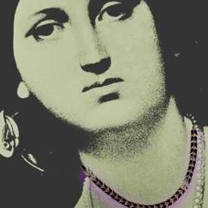 VICTORIAN 10K ROSE GOLD MOURNING NECKLACE 10K