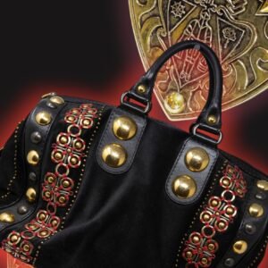 GUCCI "BABOUSKA" STUDDED BOSTON BAG - L