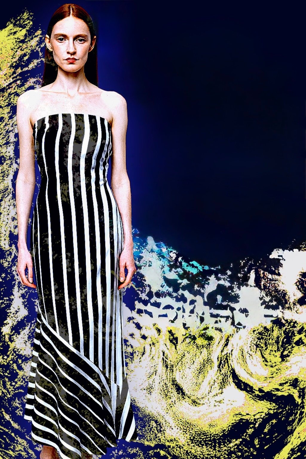 VINTAGE CH CAROLINA HERRERA GOWN