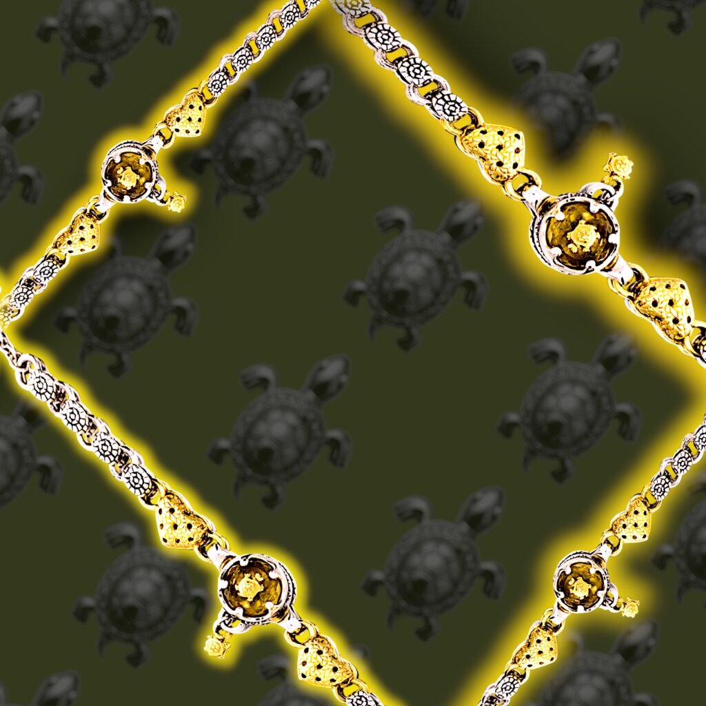 SAINT BY SARAH JANE TURTLE LINK BRACELET