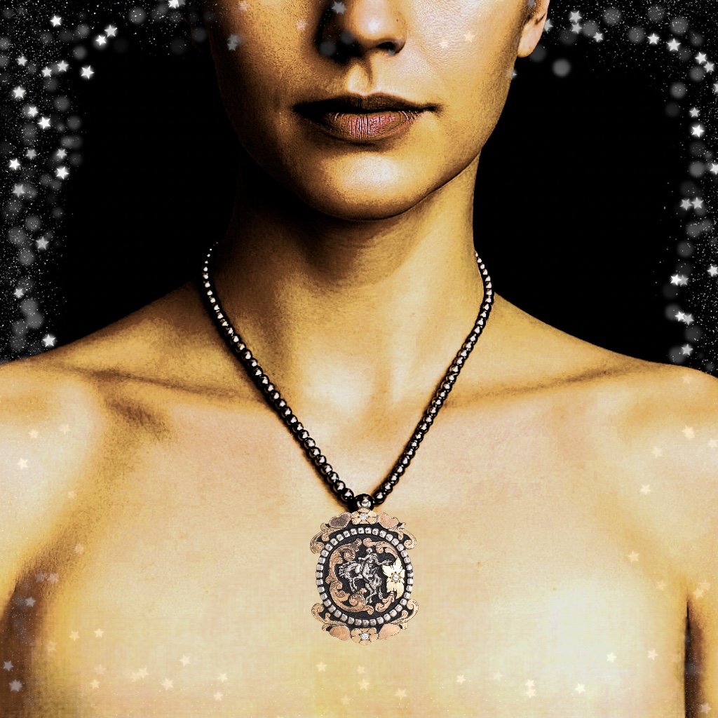 VINTAGE BOB BERG COWBOY NECKLACE