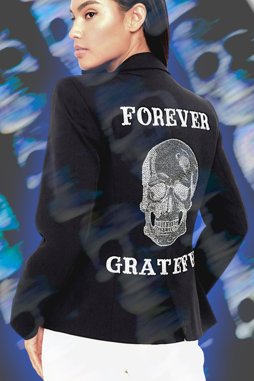 HIPCHICK COUTURE "FOREVER GRATEFUL" BLAZER