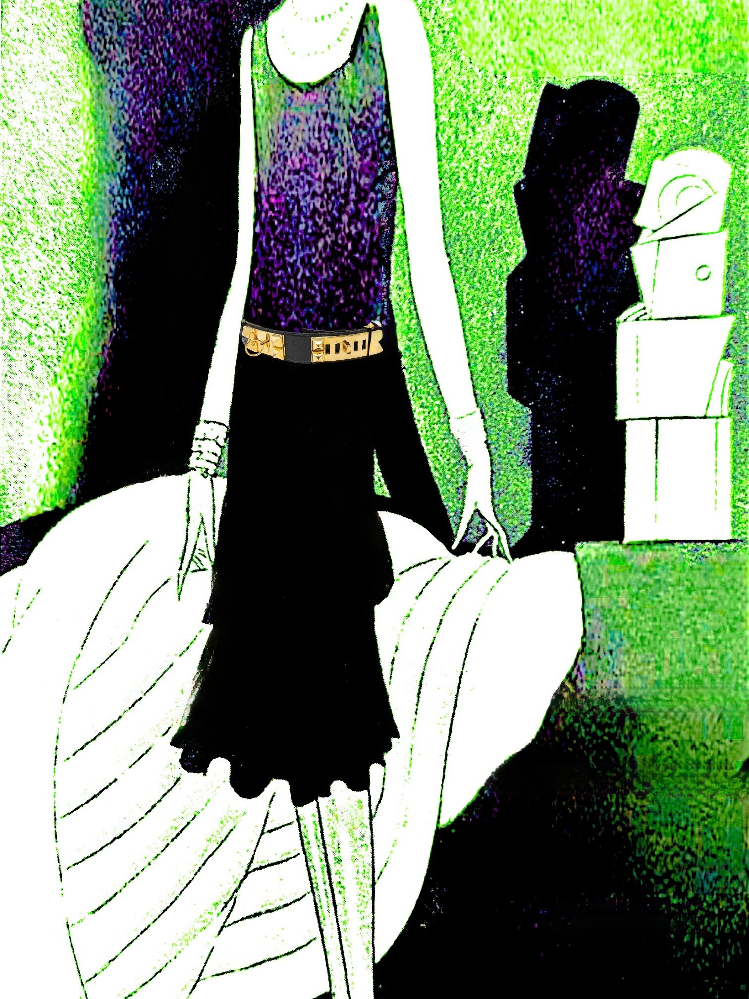 VINTAGE HERMÈS "COLLIER DE CHIEN" BELT